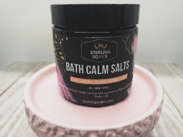Bath Calm Salts-Sterling soAKs