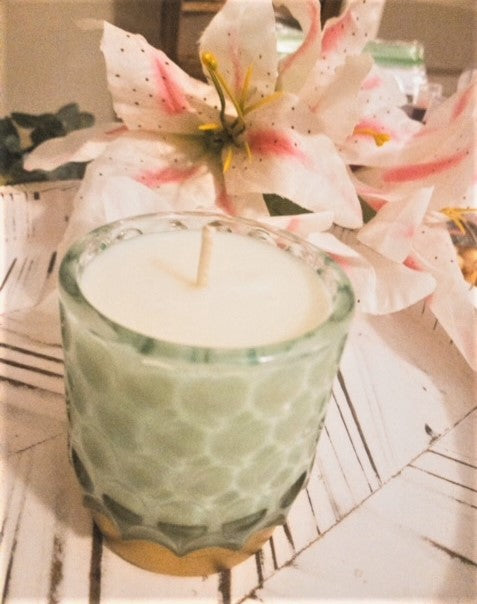 HeartFelt Collection >>> Soy Candle: Love Letter, Dewy Rose, Peony & Amberwood, Pink Mimosa-Sterling soAKs