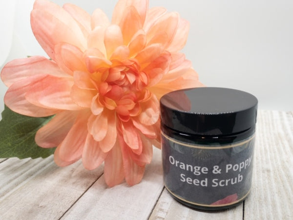 Orange Poppy Seed Salt Scrub-Sterling soAKs