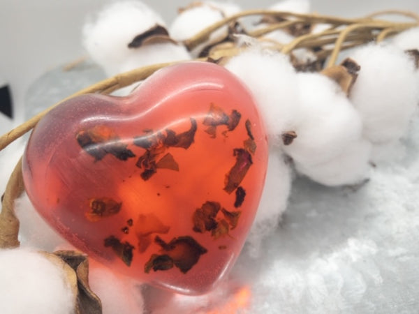Pink Peony Heart Soap-Sterling soAKs