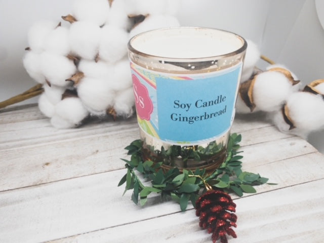 Soy Candle Gingerbread >>> Winter or Holiday Collection-Sterling soAKs