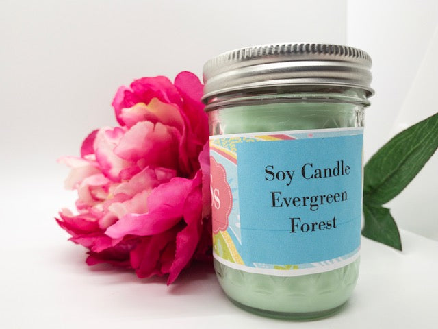 Soy Candle Evergreen Forest-Sterling soAKs