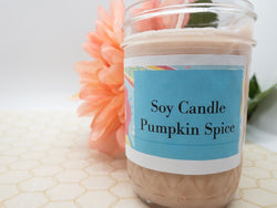 Soy Candle Pumpkin Spice, Medium-Sterling soAKs