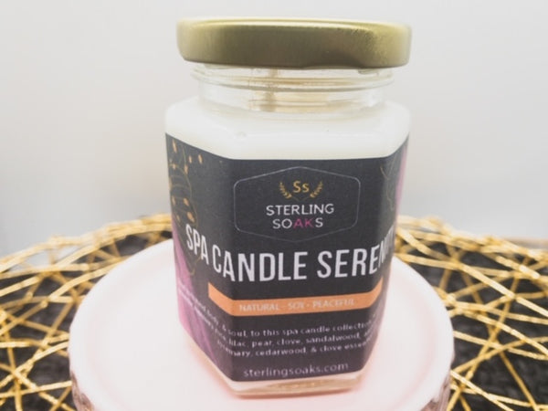 Spa Candle Serenity >>> Spa Collection-Sterling soAKs